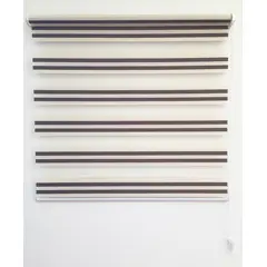 DECORC - Cortina Roller DUO Basic Bic Beige-Café 140x180 cm