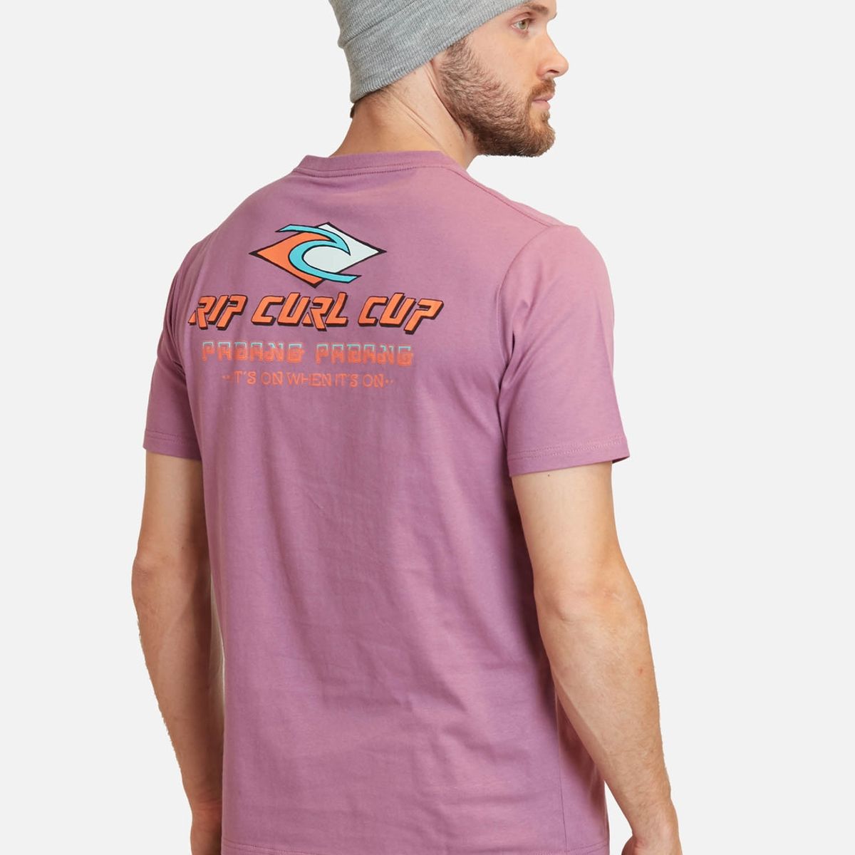 RIP CURL - Polera Padang Ss Tee Burdeo Hombre Rip Curl