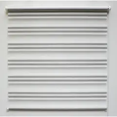 DECORC - Cortina Roller DUO Basic Bic Crudo-Gris 150x180 cm