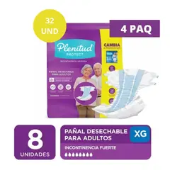 PLENITUD - Pañales Adulto Protect 8uni Talla Xg 4paq.