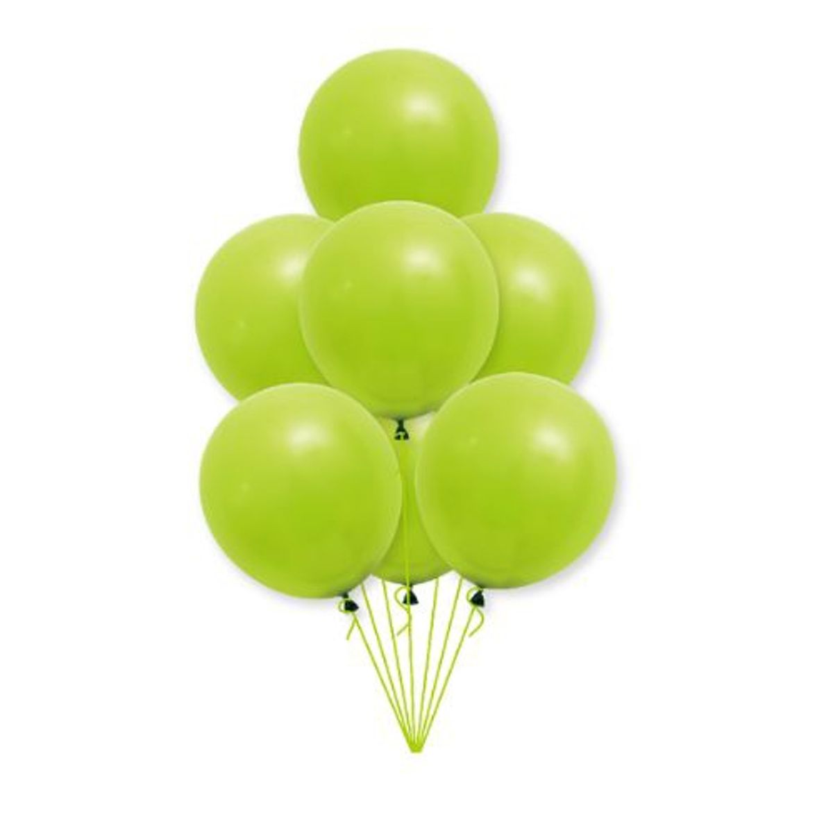 GENERICO - Globos Perlados Color Verde 10 Unidades 25 Cm