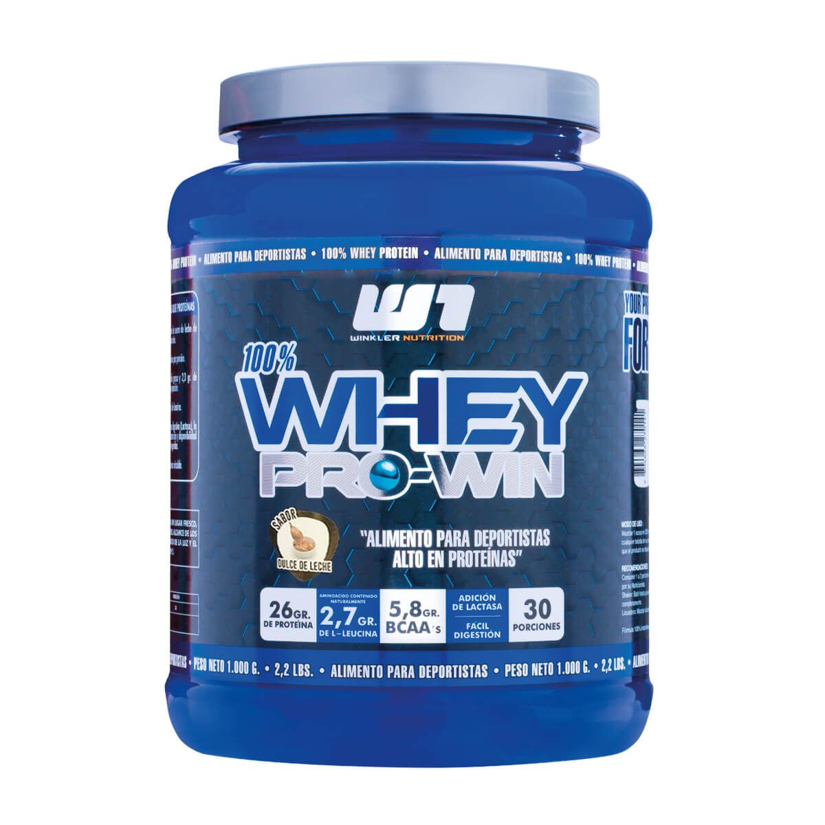WINKLER - Whey Pro Win (2,2 lb) - DULCE DE LECHE (MANJAR)