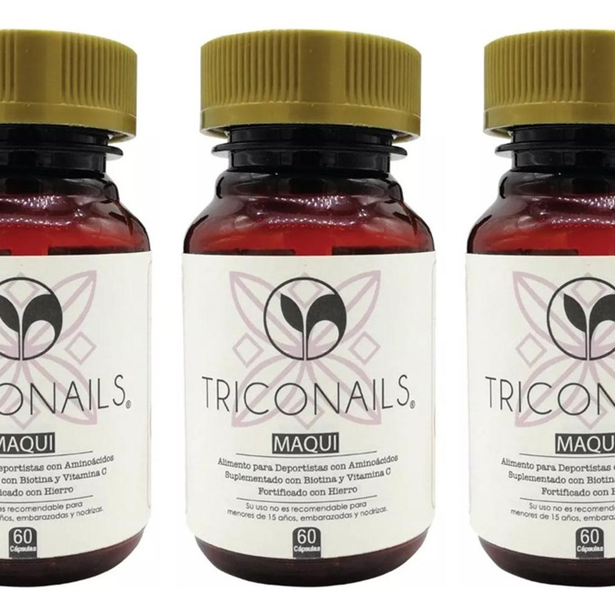 GENERICO - Pack Triconails X3 - Fortalece Pelo, Uñas Y Piel