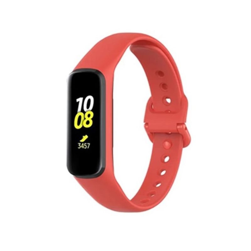 GENERICO - Correa Compatible Samsung Galaxy Fit 2 R220 / 20mm Rojo