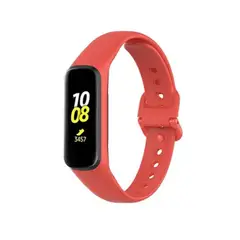 GENERICO - Correa Compatible Samsung Galaxy Fit 2 R220 / 20mm Rojo