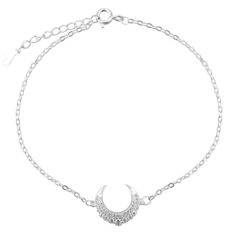 GENERICO - Pulsera Media Luna Con Micro Circones