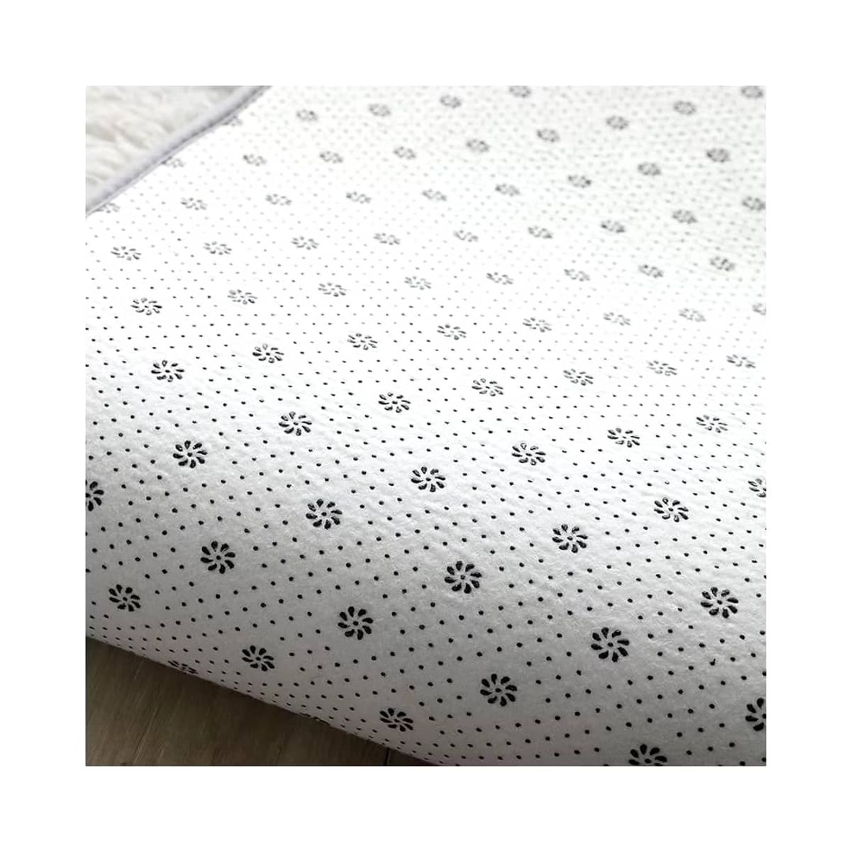 GENERICO - ALFOMBRAS PELUDAS DE COLOR TURQUESA JASPEADO EN LA MEDIDA 200X240cm