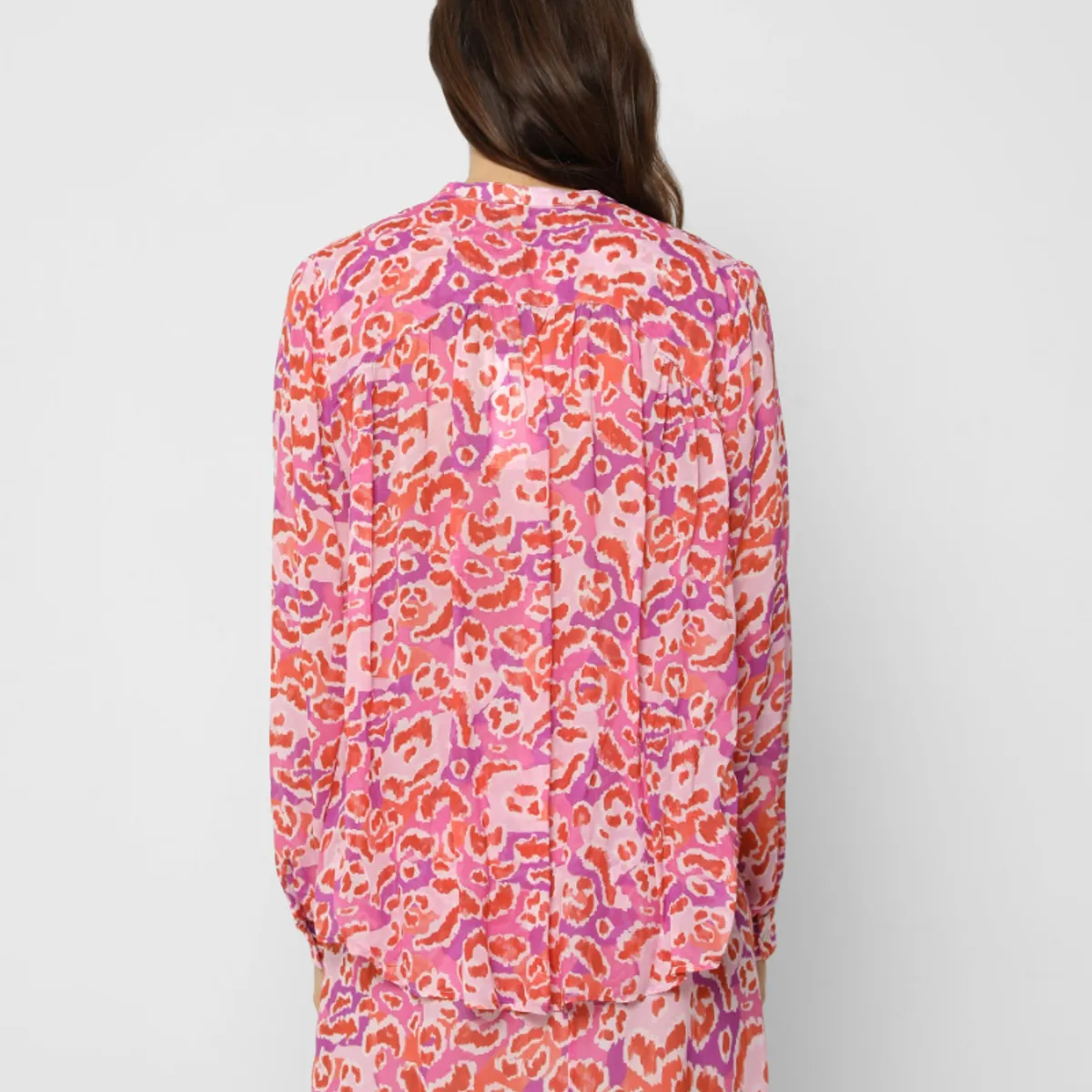 SCALPERS - Blusa Animal Print Pink