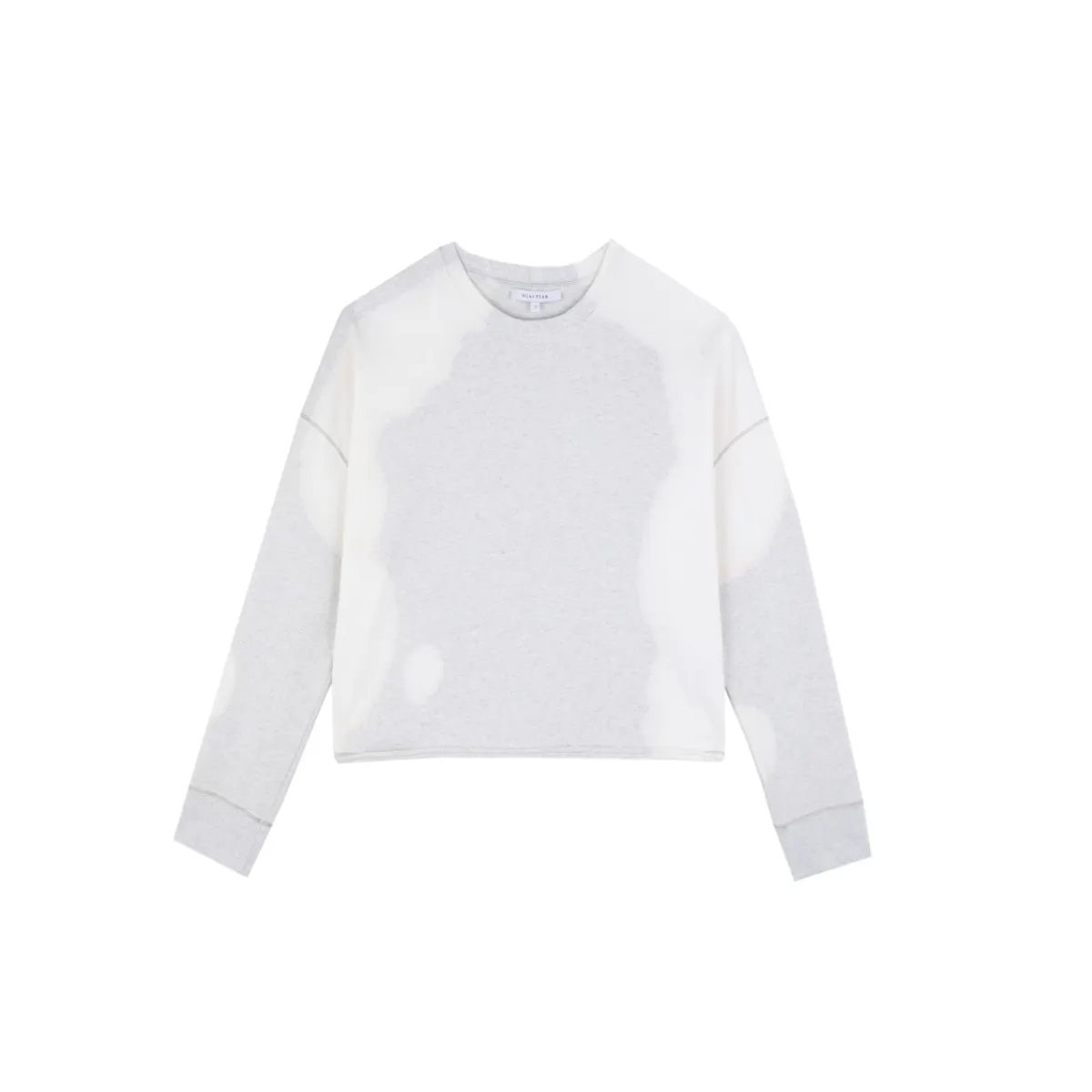 SCALPERS - Polerón Tie Dye Calavera Trasera Grey Melange