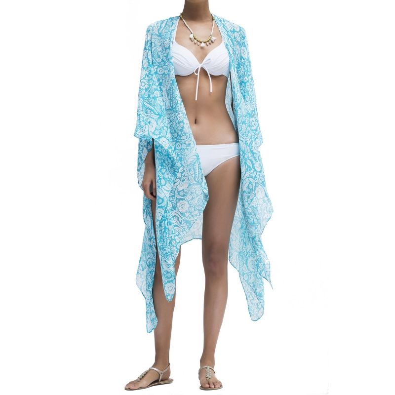 MOSS ROSE - Ropa de kimono de playa para mujer Tops de cardigan ligeros