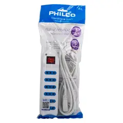 PHILCO - EXTENSION XT30 6 POS COLOR BLANCO - Blanco