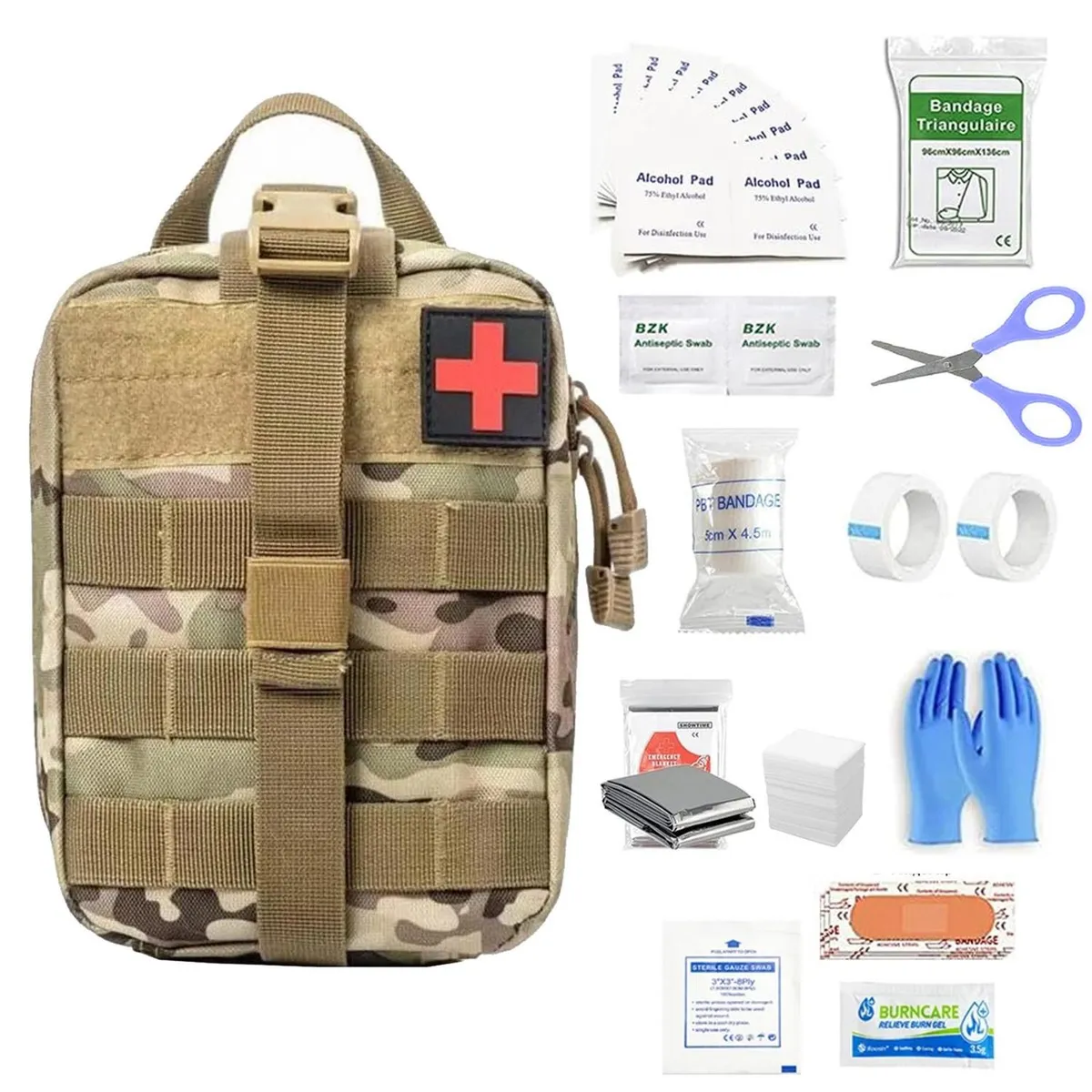 PENTAGON - Botiquin Kit Primeros Auxilios Curacion Pentagon - Ocre