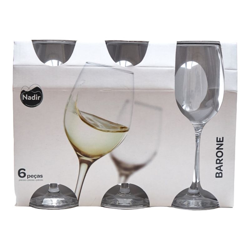 NADIR - Display 6 Copas Barone Vino 385 Cc