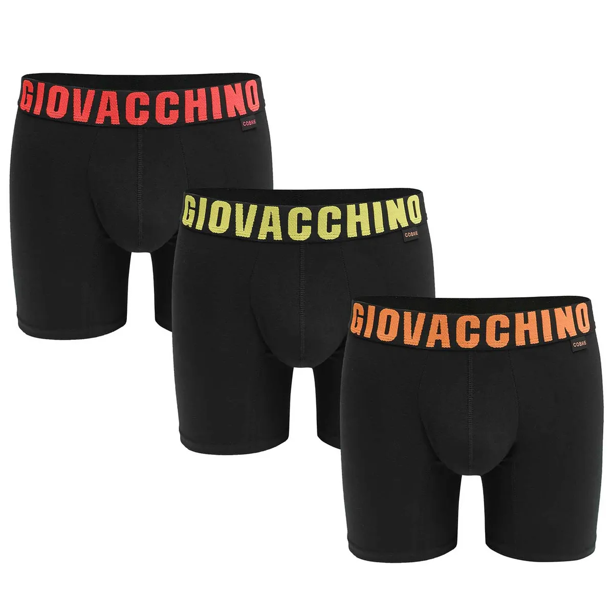 GIOVACCHINO - Pack de 3 Boxer Medio Algodón Hombre