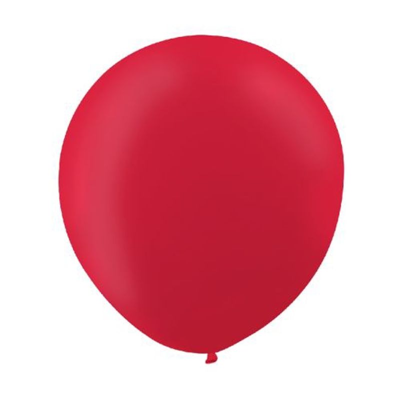 GENERICO - Globo Piñata 90 Cm 1 Unidad Color Rojo
