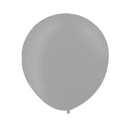 GENERICO - Globo Piñata 90 Cm 1 Unidad Color Gris