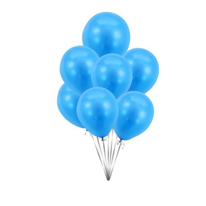 GENERICO - Globos Latex 30 Cm 50 Unidades Color Celeste