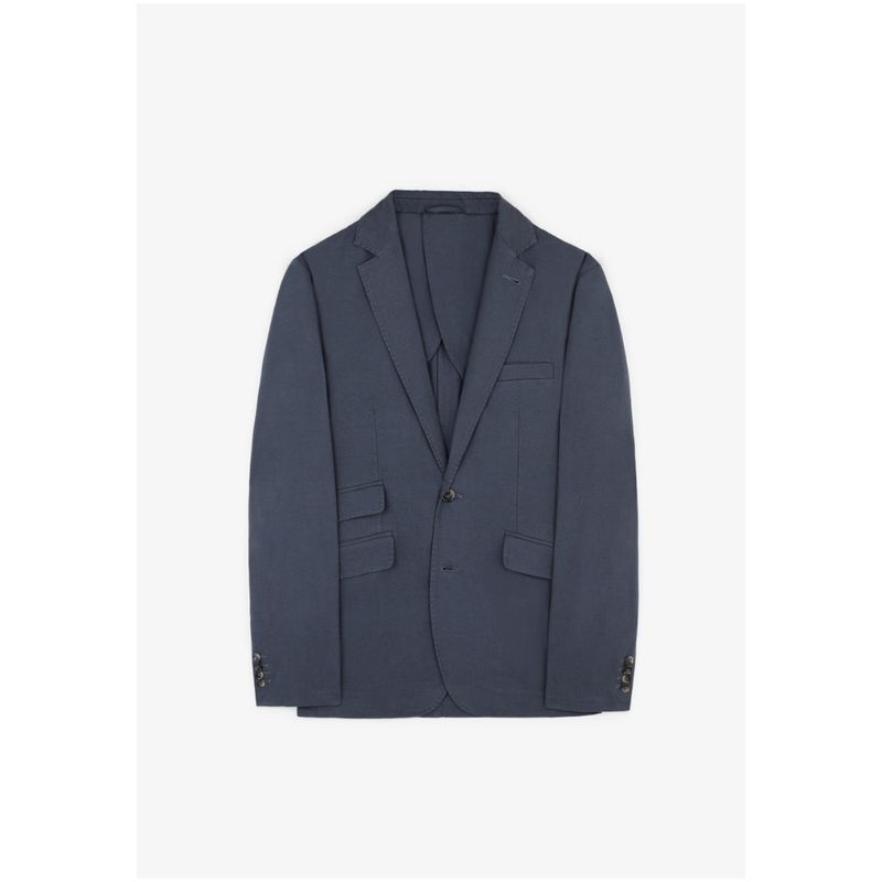 SCALPERS - Blazer Lino Algodón Navy