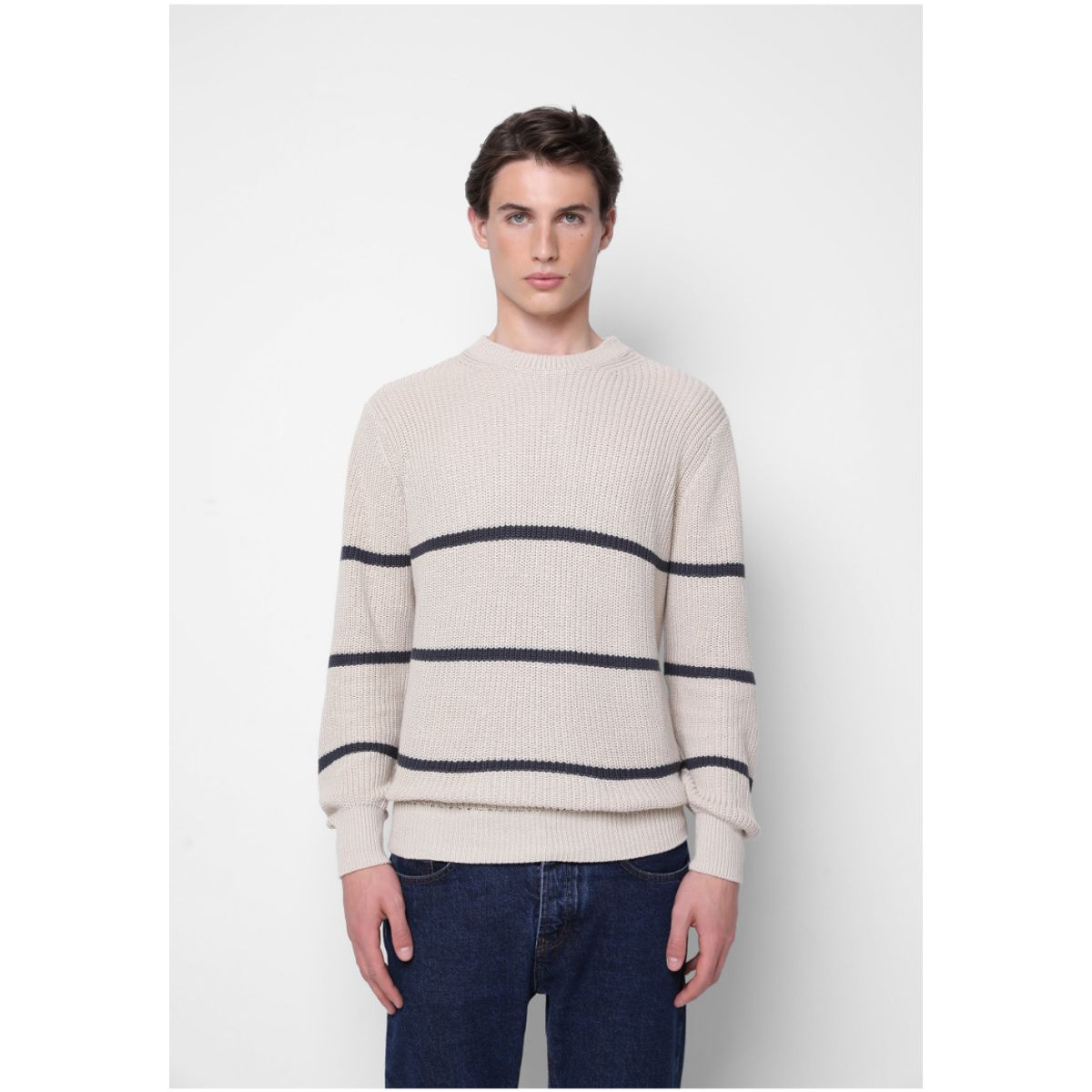 SCALPERS - Sweater Punto Rayas Navy Stripes