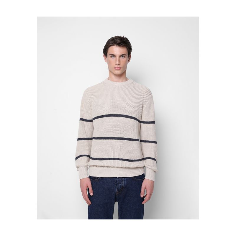 SCALPERS - Sweater Punto Rayas Navy Stripes