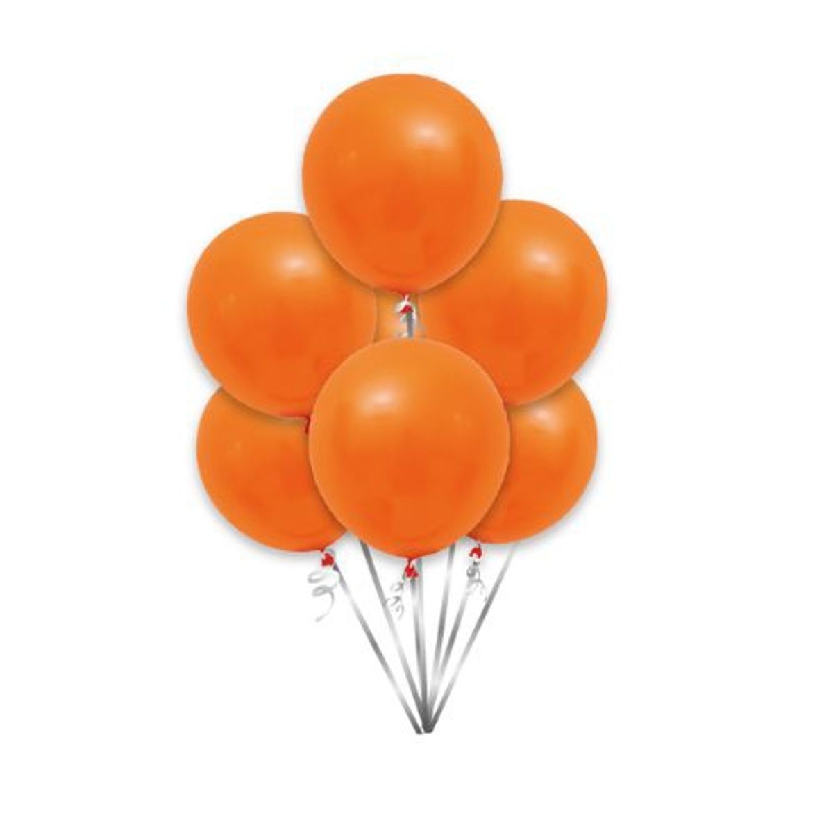GENERICO - Globos Perlados Color Naranja 25 Unidades 13 Cm