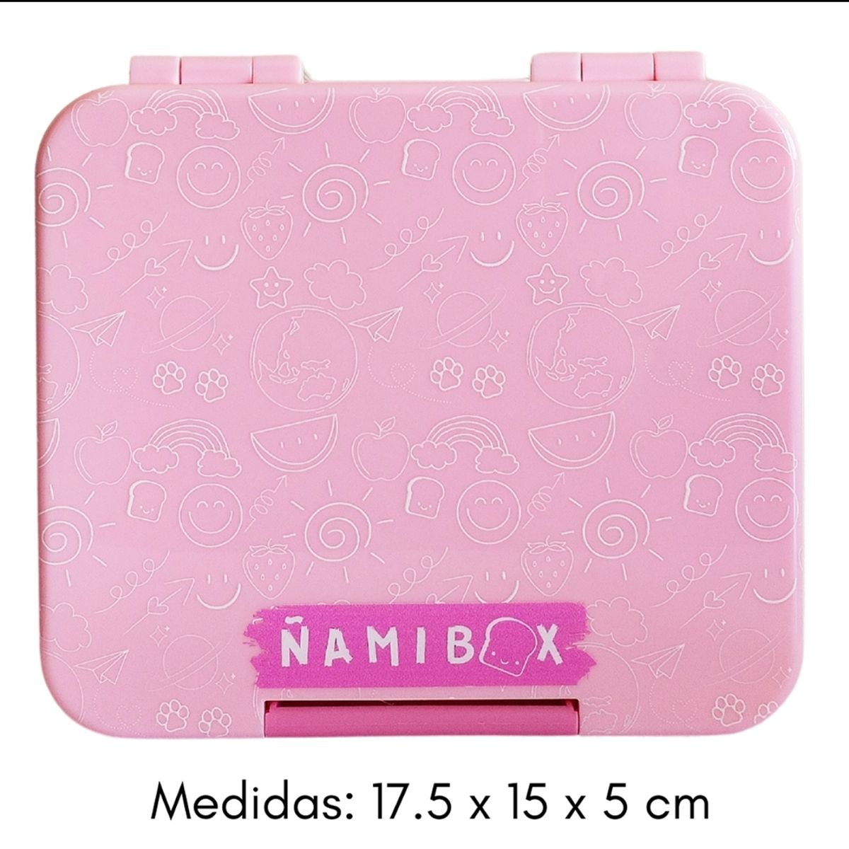 GENERICO - Lonchera Ñamibox Tritán Mini Rosada