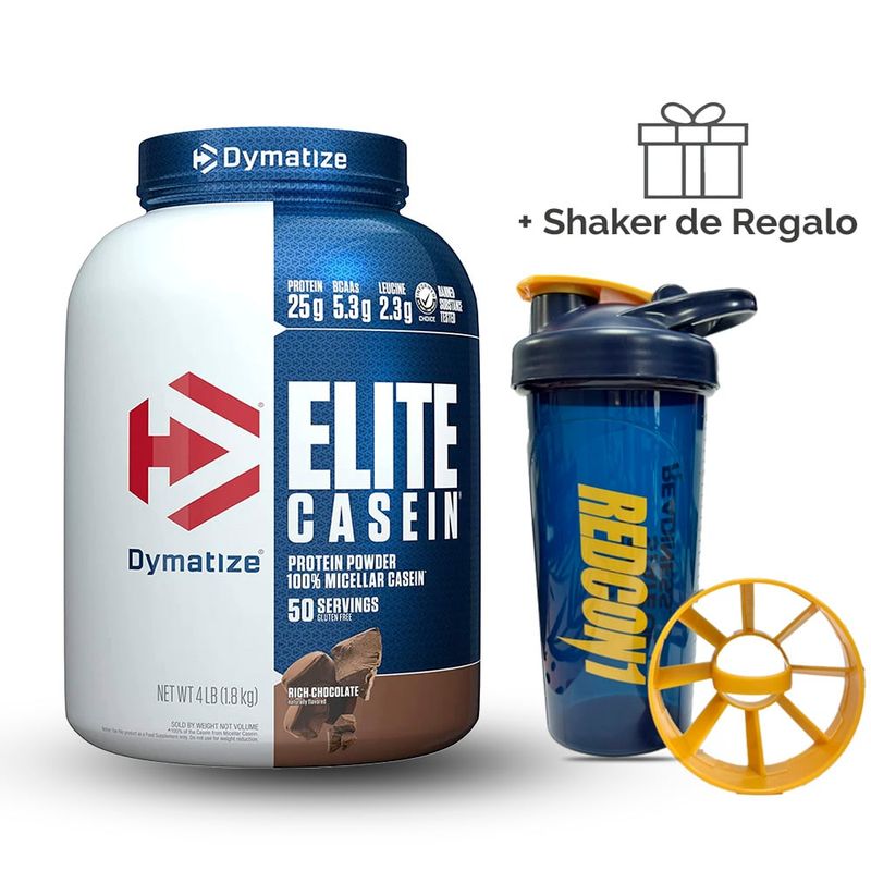 DYMATIZE - Elite Casein Dymatize 4 Lb RICH CHOCOLATE.