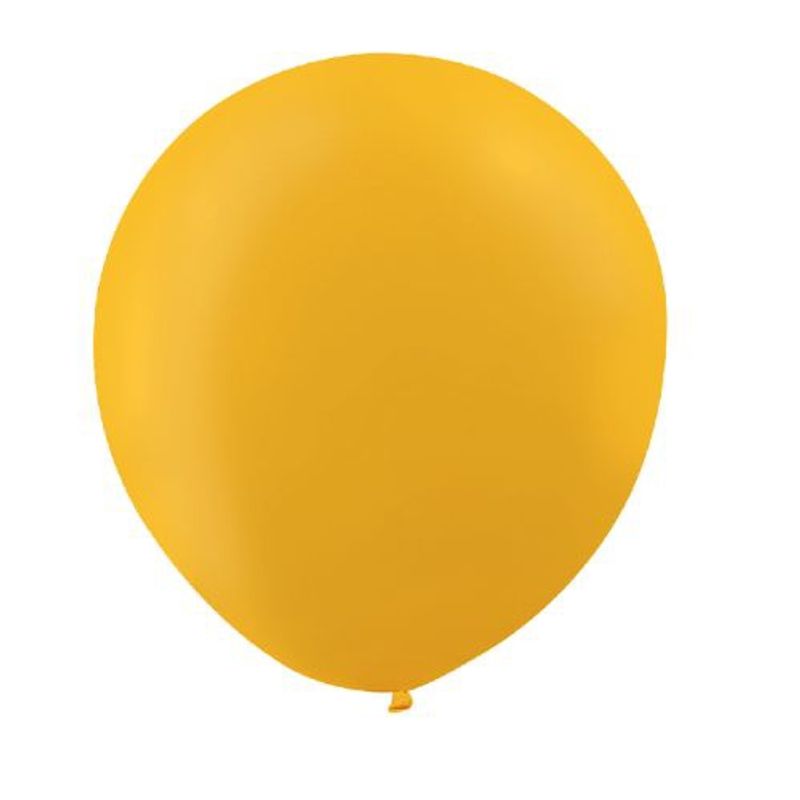 GENERICO - Globo Piñata 90 Cm 1 Unidad Color Mostaza