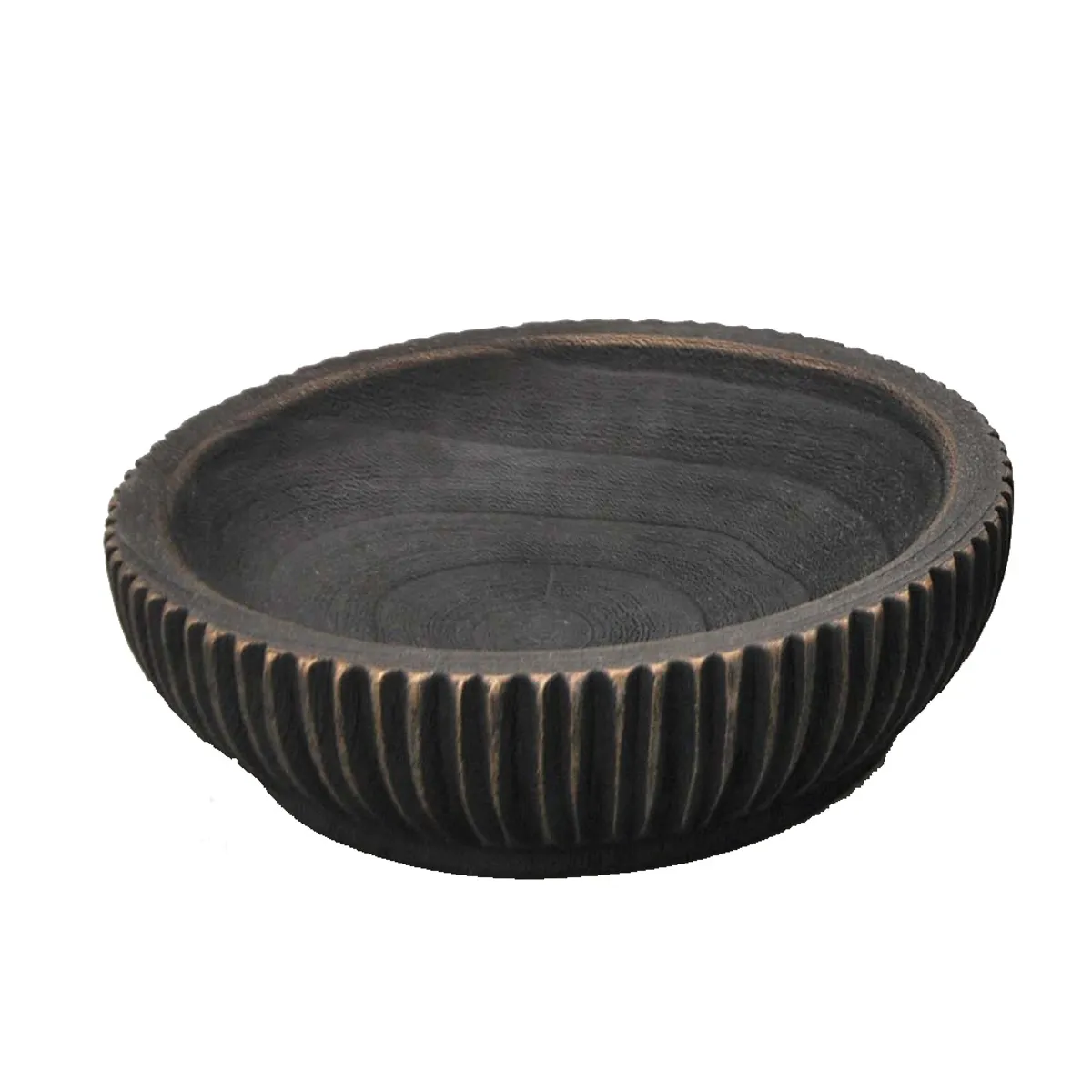 ANTICO HOME - Cuenco En Madera De Paulownia Tallada A Mano Santa Rita M Antico Home