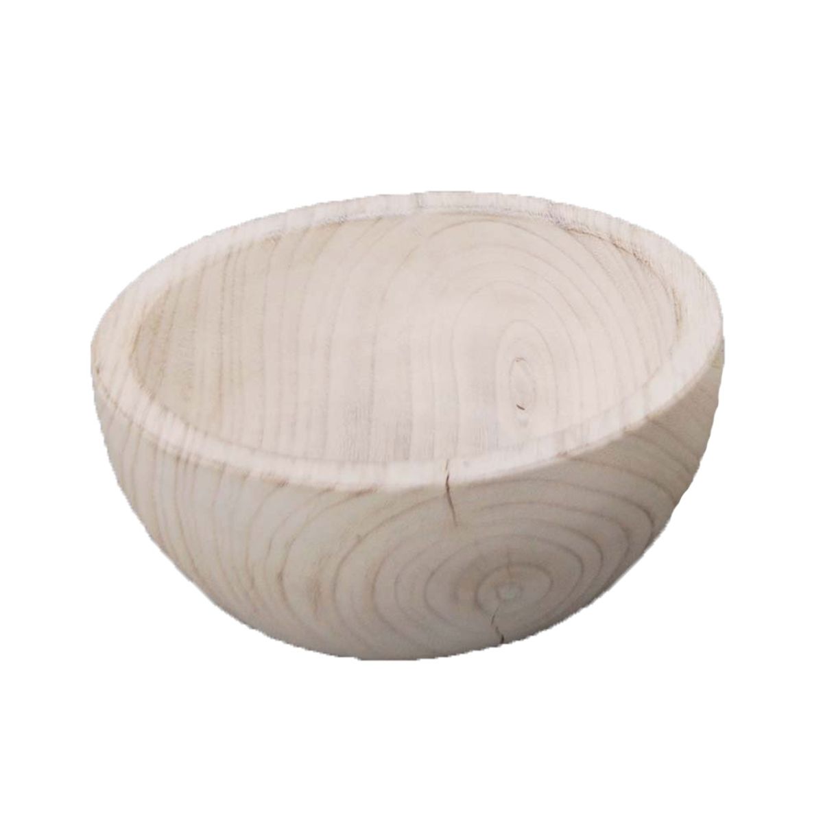 ANTICO HOME - Cuenco En Madera De Paulownia Tallada A Mano Hiedra M Antico Home