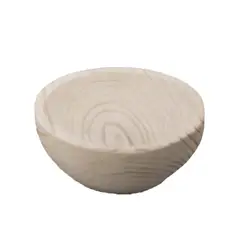 ANTICO HOME - Cuenco En Madera De Paulownia Tallada A Mano Hiedra S