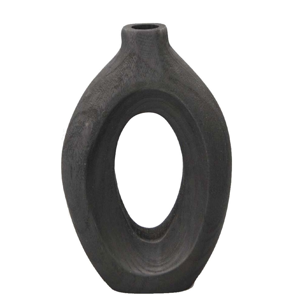 ANTICO HOME - Jarrón En Madera De Paulownia Tallada A Mano Bignonia Antico Home.