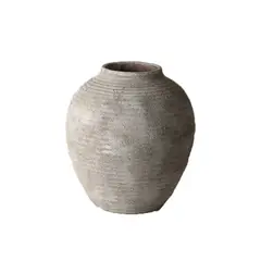 ANTICO HOME - Jarrón De Cerámica Con Relieve Agave L