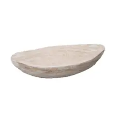 ANTICO HOME - Bandeja en Madera de Paulownia Tallada a Mano Passiflora