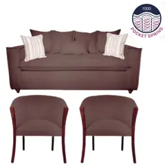 SITIAL HOME - Living 311, Bubha Cafe ,sofa 3 cuerpos con resortes mas 2 sitiales