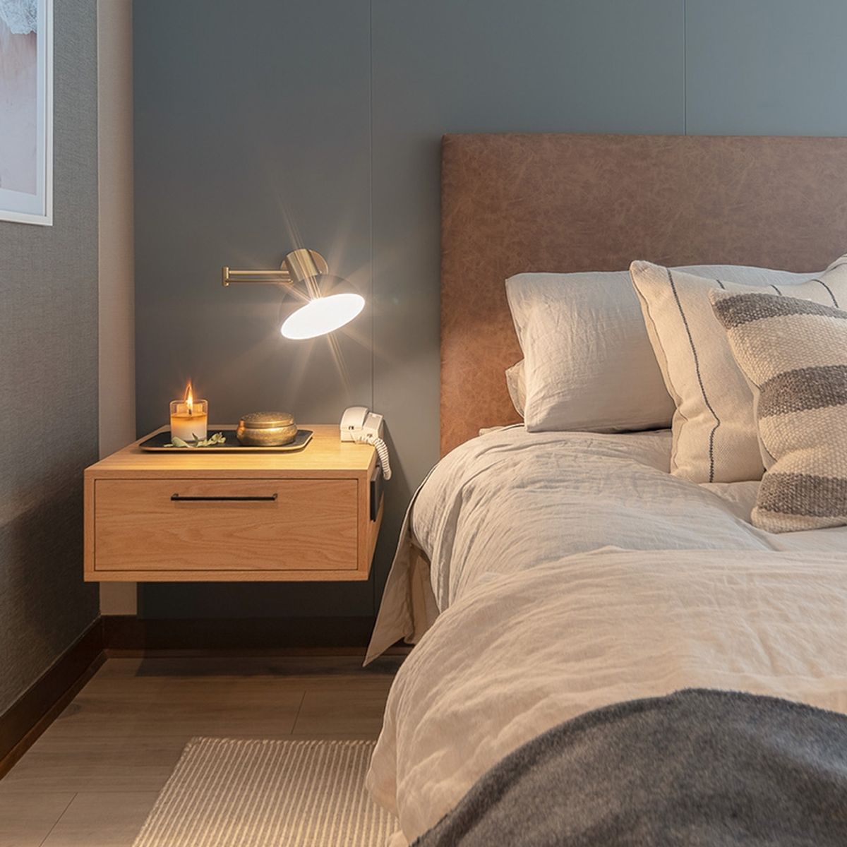 ANTICO HOME - Bandeja Madera Negra Antideslizante Cayena Antico Home