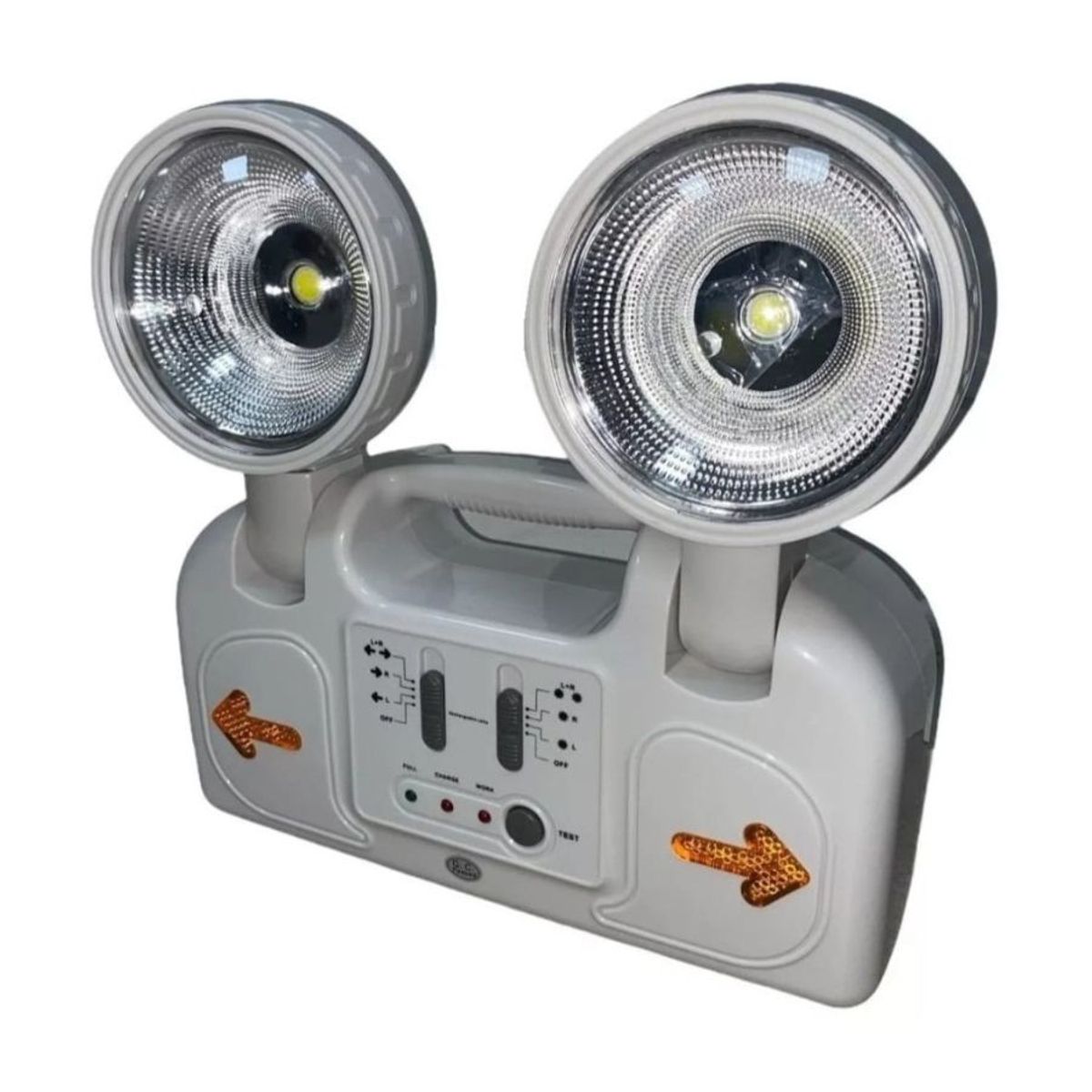 GENERICO - Lampara De Emergencia 2 Focos Recargable