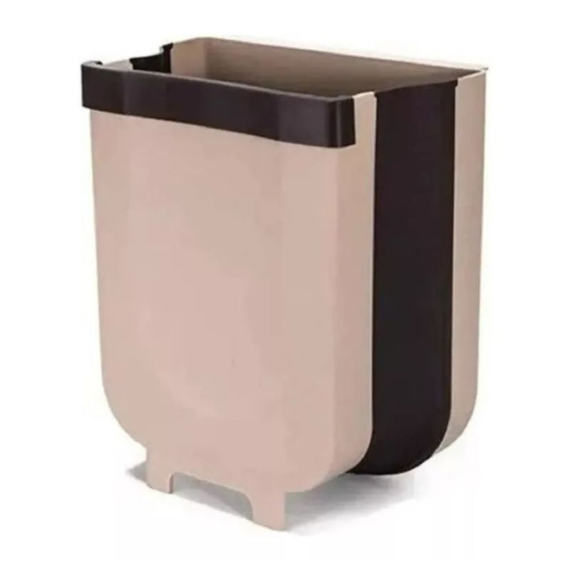 GENERICO - Papelera Plegable Basurero Cocina Ergonómico Puerta Multiuso