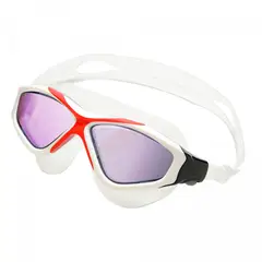 SAEKO - LENTE NATACION K9 UV MARLIN BLANCO-ROJO