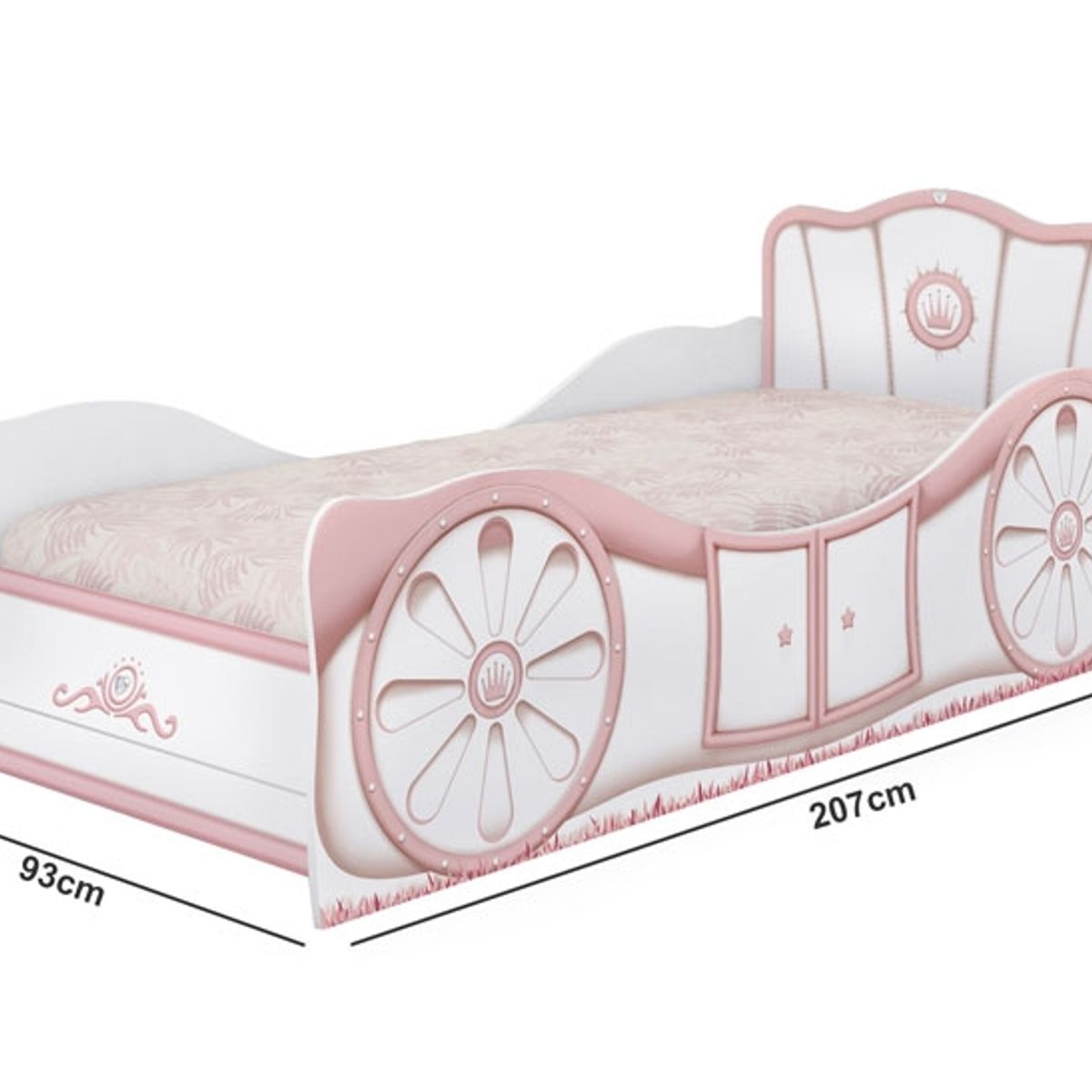 KIDSCOOL - CAMA INFANTIL SOFIA BLANCA