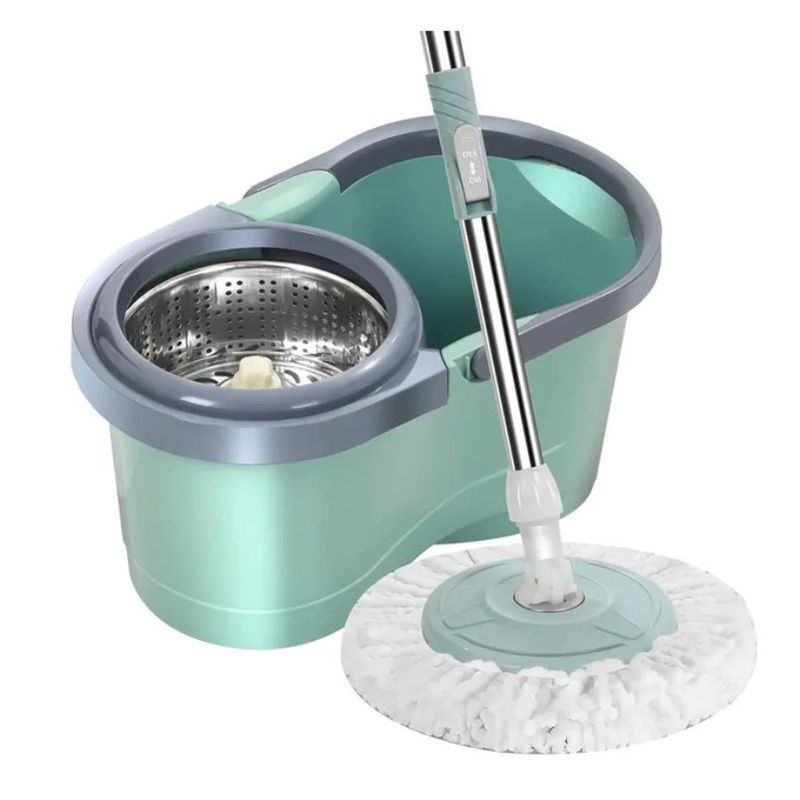 GENERICO - Mopa Trapeador Giratorio Spin 360° Con Balde