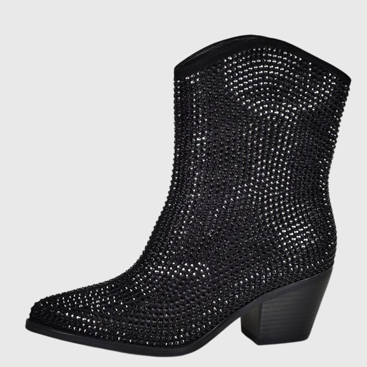 EDA MANZINI - Botín Lucille Negro brillante EDA MANZINI