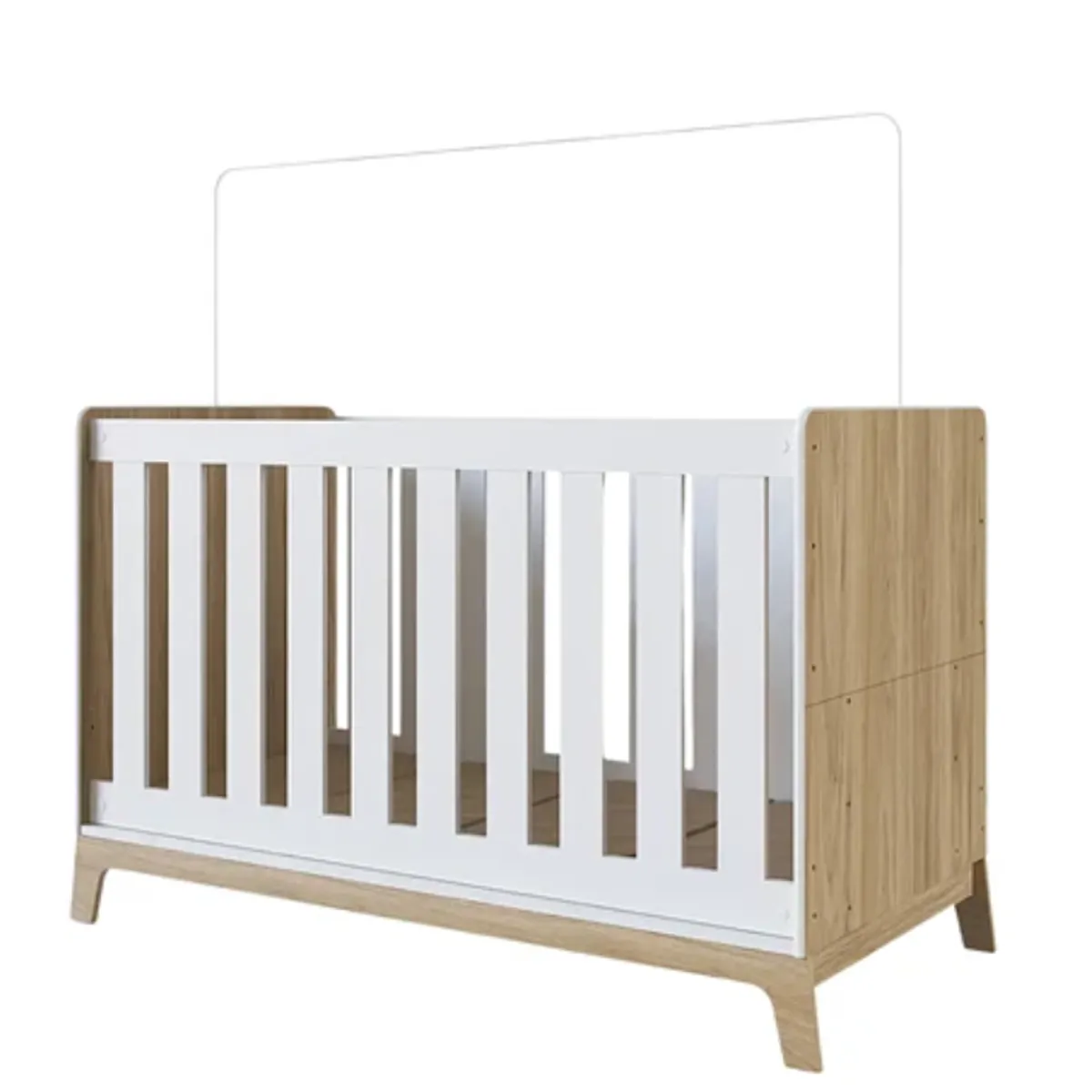 KIDSCOOL - Cuna 3 Funciones Honey Blanco Miel