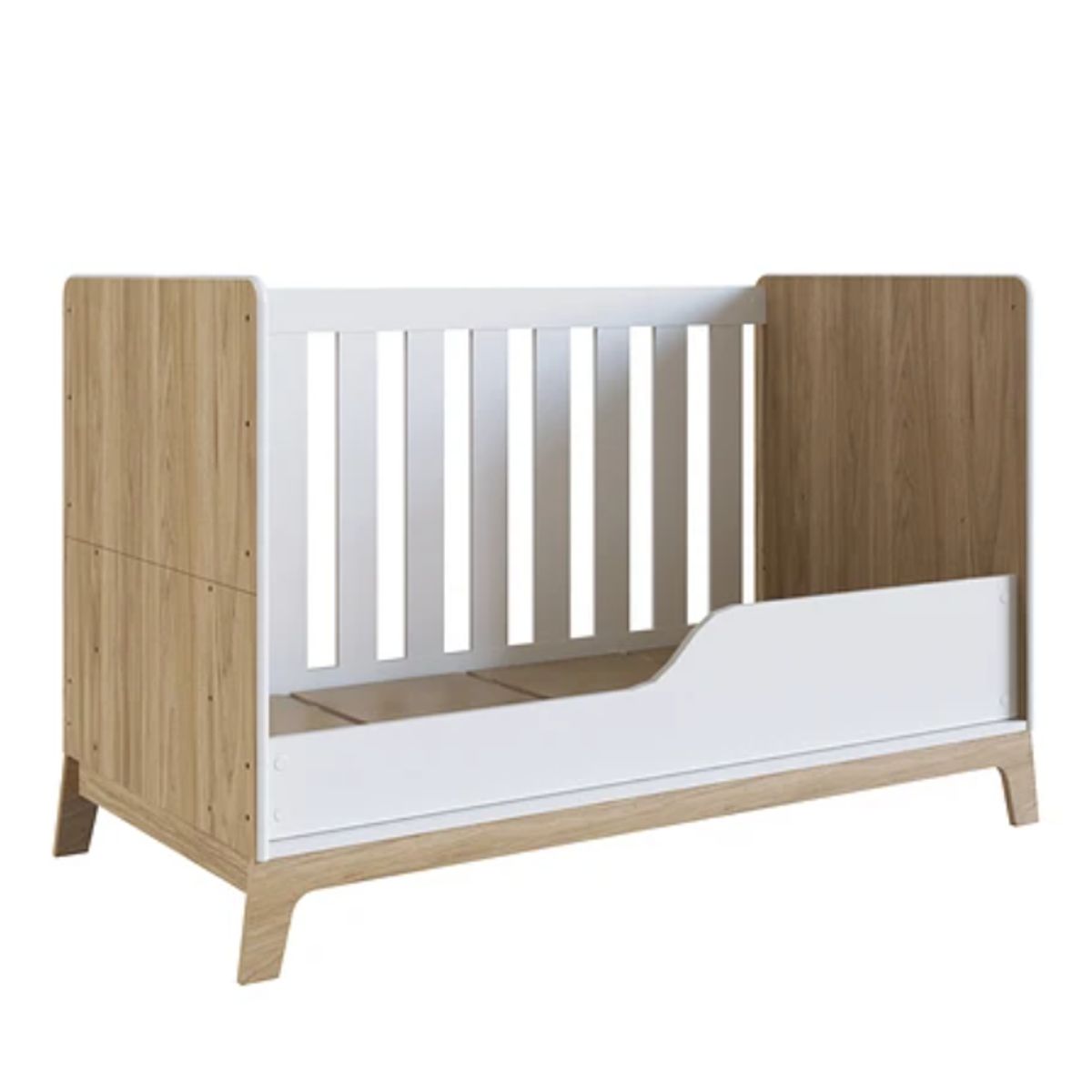 KIDSCOOL - Cuna 3 Funciones Honey Blanco Miel