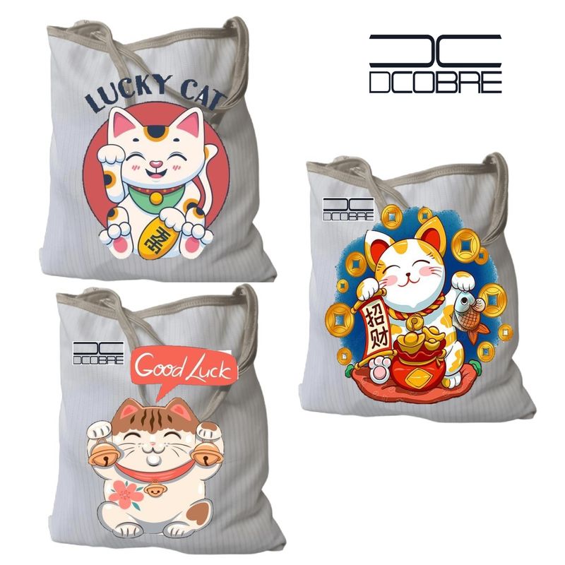 DCOBRE - 3 BOLSOS COBRE  MODELOS GATO DE LA SUERTE