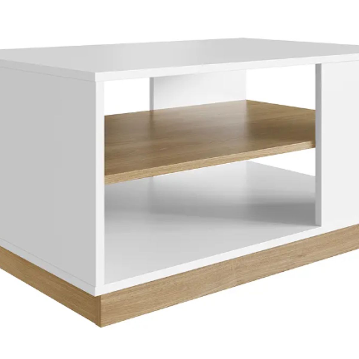 BE DESIGN - MESA DE CENTRO BLANCO MIEL  /LIVORNO