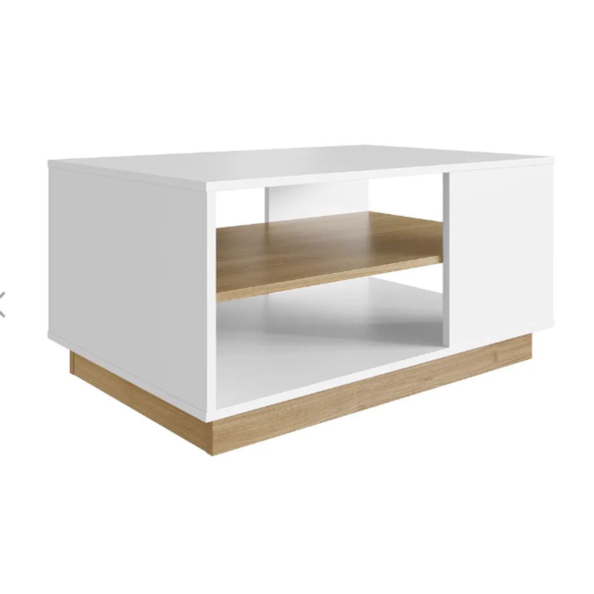 BE DESIGN - MESA DE CENTRO BLANCO MIEL  /LIVORNO