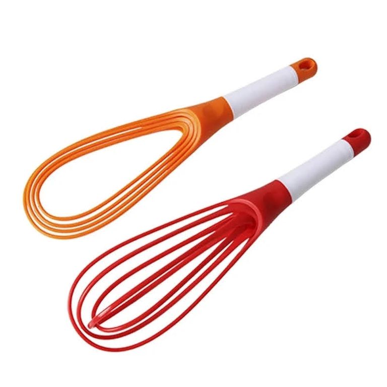 Batidor Manual Giratorio Plegable Mezclador 2 En 1 Huevos