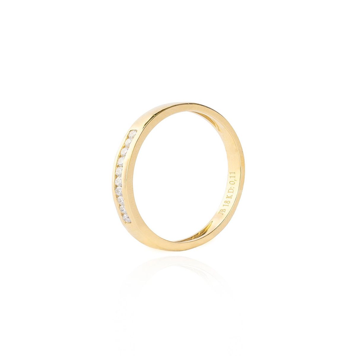 JB JOYAS BARON - Anillo Oro Amarillo 18kt Diamantes 11 Pts