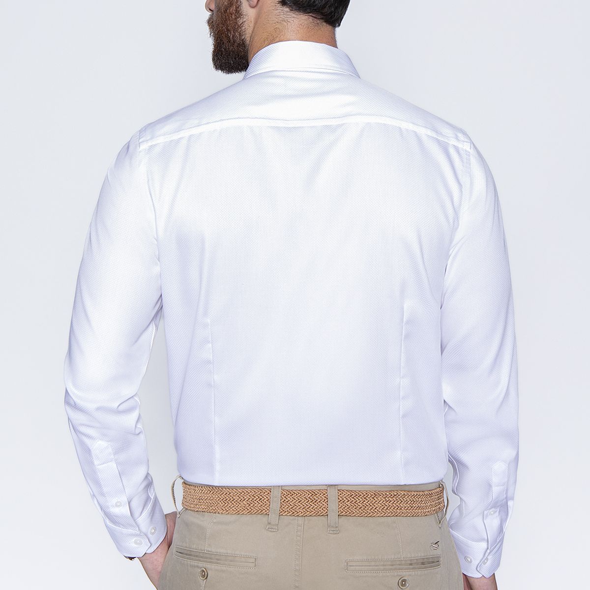 FEROUCH - Camisa Smart Casual Bristol Blanco Ferouch